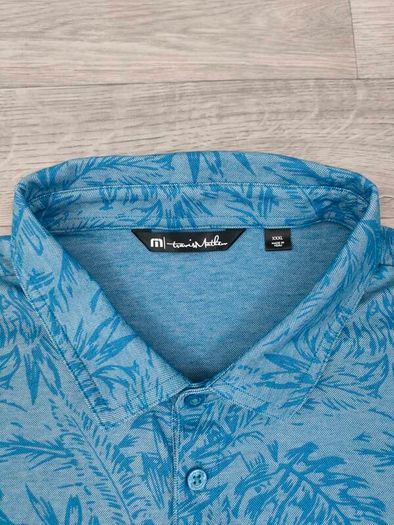Travis Mathew Patterned Golf Polo Shirt Mens 3XL