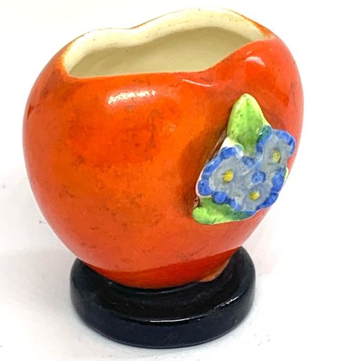 Vintage Goebel Ceramic Heart Shaped Cocktail Stick Holder