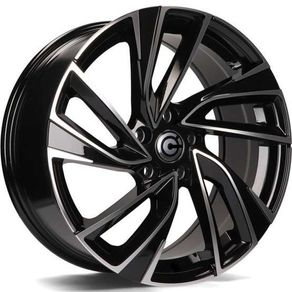 18" GTI Type Black Alloy Wheels Seat Skoda VW 5x112