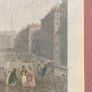 Vintage Coloured Engraving of Sackville Place Dublin Image 9