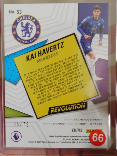2020-21 Panini Revolution soccer Kaleido prizm /75 Kai Havertz