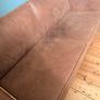 WOOOD Rodeo 3 Seater Sofa + Matching Pouf, Cognac Image 2