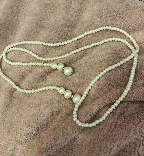 Elegant Pearl Beaded Necklace Vintage Style