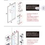 shower door black slider 1300mm Image 7