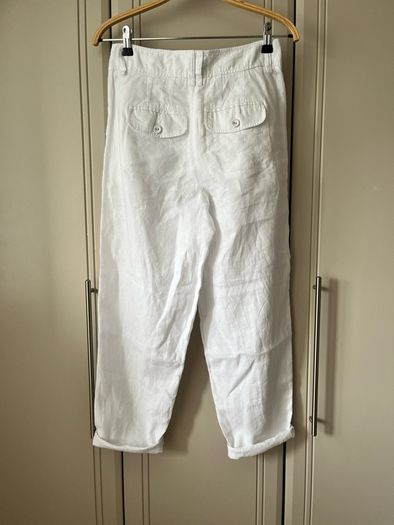 M&S linen trousers uk8
