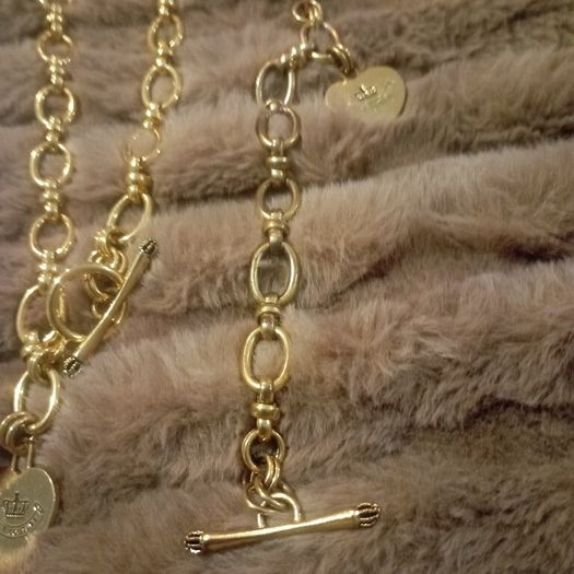 Vintage juicy couture necklace bracelet