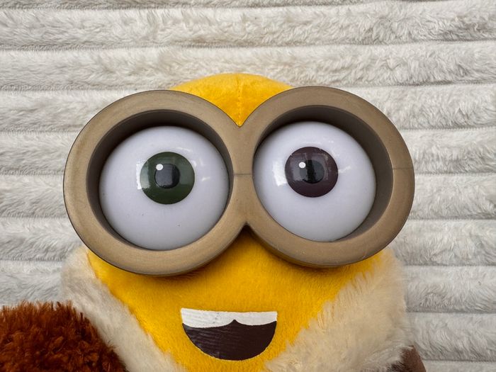 Minions Bob with Teddy Bear Soft Toy Minion Despicable Me Soft Plush approx. 30 cm. Used Please see photos