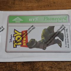 UK BT Phonecard BTA-153 "Toy Story - Rex", 1996, mint in wrapper, No 6 of 6 - free standard postage