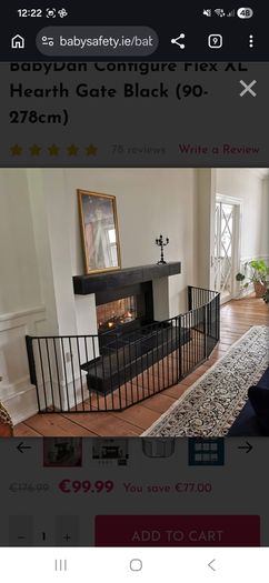 BabyDan Configure Flex XL Hearth Gate- Brand New in Box