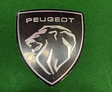 peugeot car badge 3.5" x 3.5"