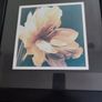 Lovely framed print still life of blooming flower. Image 2