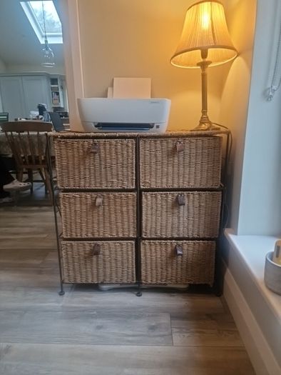 Wicker Storage Unit