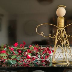 Christmas tree topper & wreath.