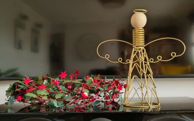 Christmas tree topper & wreath.