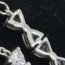 Pandora Sparkling Bow Chain Tennis Bracelet Brand New Image 4
