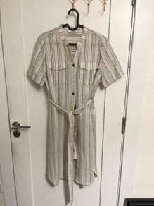 New Linen Blend Shirt Dress