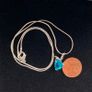 Heart shaped pendant and chain Image 3
