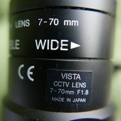 CCTV Vista  Lens 7-70mm f1,8