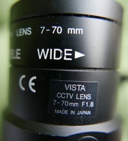 CCTV Vista  Lens 7-70mm f1,8