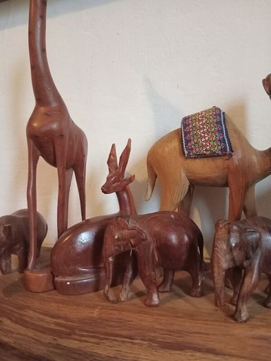 vintage besmo wood animals