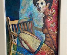 Original signed painting by Sergiu Teleuta, 2005 Romanian Artist
