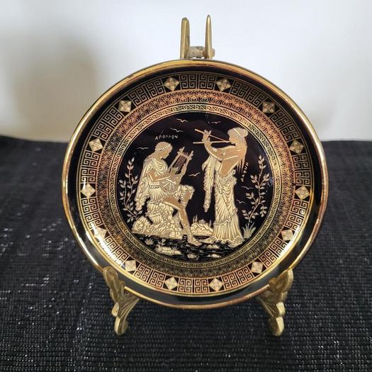 Miniature Greek 24k Gold Dishes/Plates