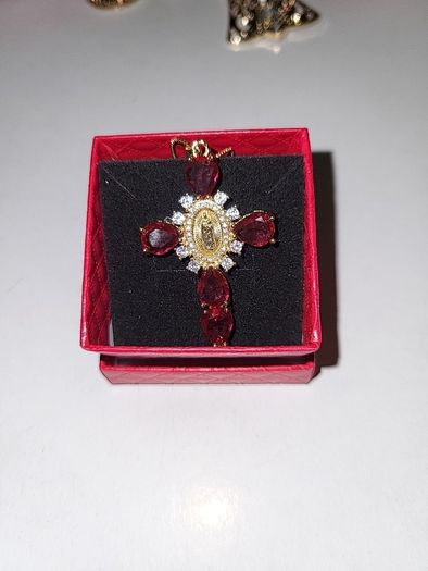 Crucifix and necklace