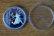 3 roubles 2000 y. silver. Russia.
