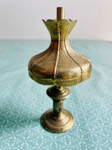 Brass Miniature Lamp Large Shade