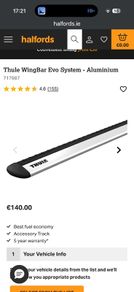 thule roof bars
