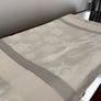 Laura Ashley Snowflake Beige Table Runner Image 3