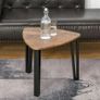 3 PCs Stackable Coffee Table Set Accent Furniture MDF Steel Frame Walnut (FREE POSTAGE) Image 7