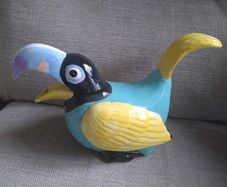 Rare Seattle 1990 Toucan Bird Teapot Bergschrund