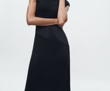 Zara Knit Fitted Dress