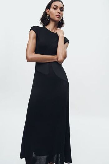 Zara Knit Fitted Dress