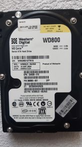 Western Digital WD800JB 80GB 7200RPM 8M cache 3.5" SATA + Molex power Internal HDD hard drive