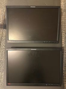 2X Lenovo 22" monitors + monitor arm