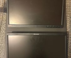 2X Lenovo 22" monitors + monitor arm