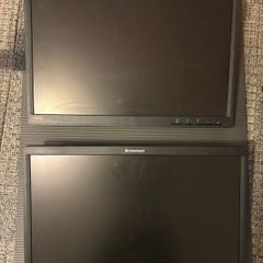 2X Lenovo 22" monitors + monitor arm