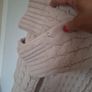 Cream Cardigan Coat Image 9