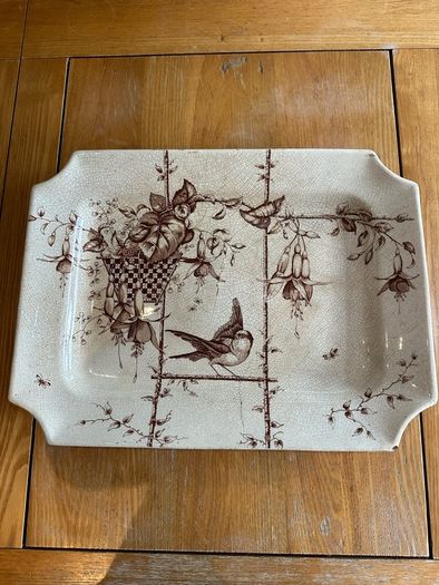 Antique Wallis Gimson & Bird & Fuchsia Pattern