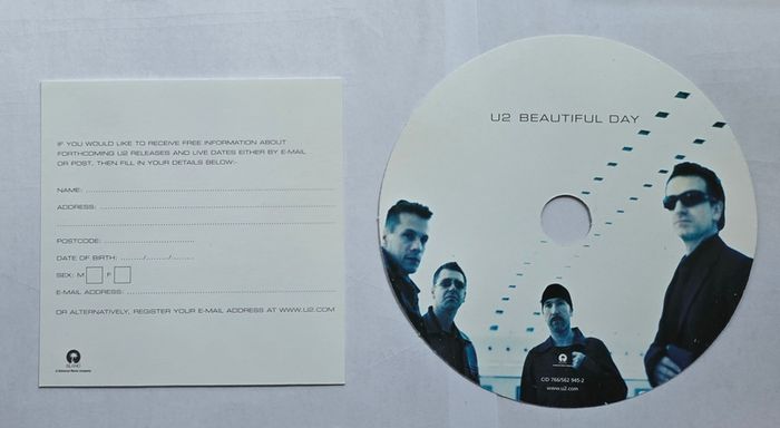 U2 - Beautiful  Day 2x CD