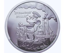 2024 Fiji Steamboat Willie 1 oz Silver Coin (In Capsule)