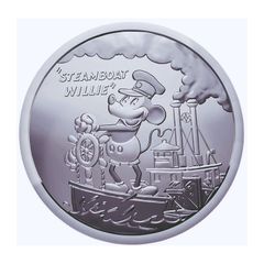 2024 Fiji Steamboat Willie 1 oz Silver Coin (In Capsule)