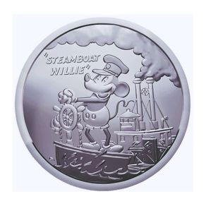 2024 Fiji Steamboat Willie 1 oz Silver Coin (In Capsule)