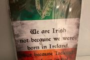 Irish Flag Motto Plaque