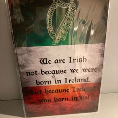 Irish Patriotic Collectables Vintage Style    Metal Plaques 1916  Proclamation + Irish Patriotic Signs