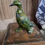 Vintage Painted Resin Duck Image 2