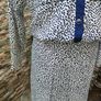 Vintage 80s J Michaels White Navy Occasion dress Postage Included Image 3