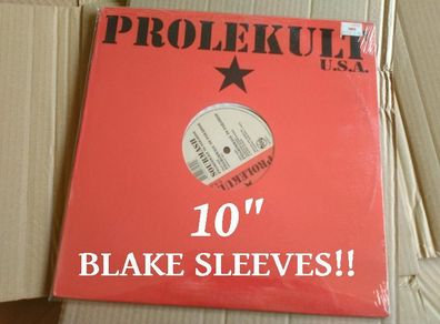 20 x BLAKE SLEEVES! 10" Inch Single 78rpm Vinyl Record Covers Crystal CLEAR plastic Outer sleeves - NO FLAP SEAL